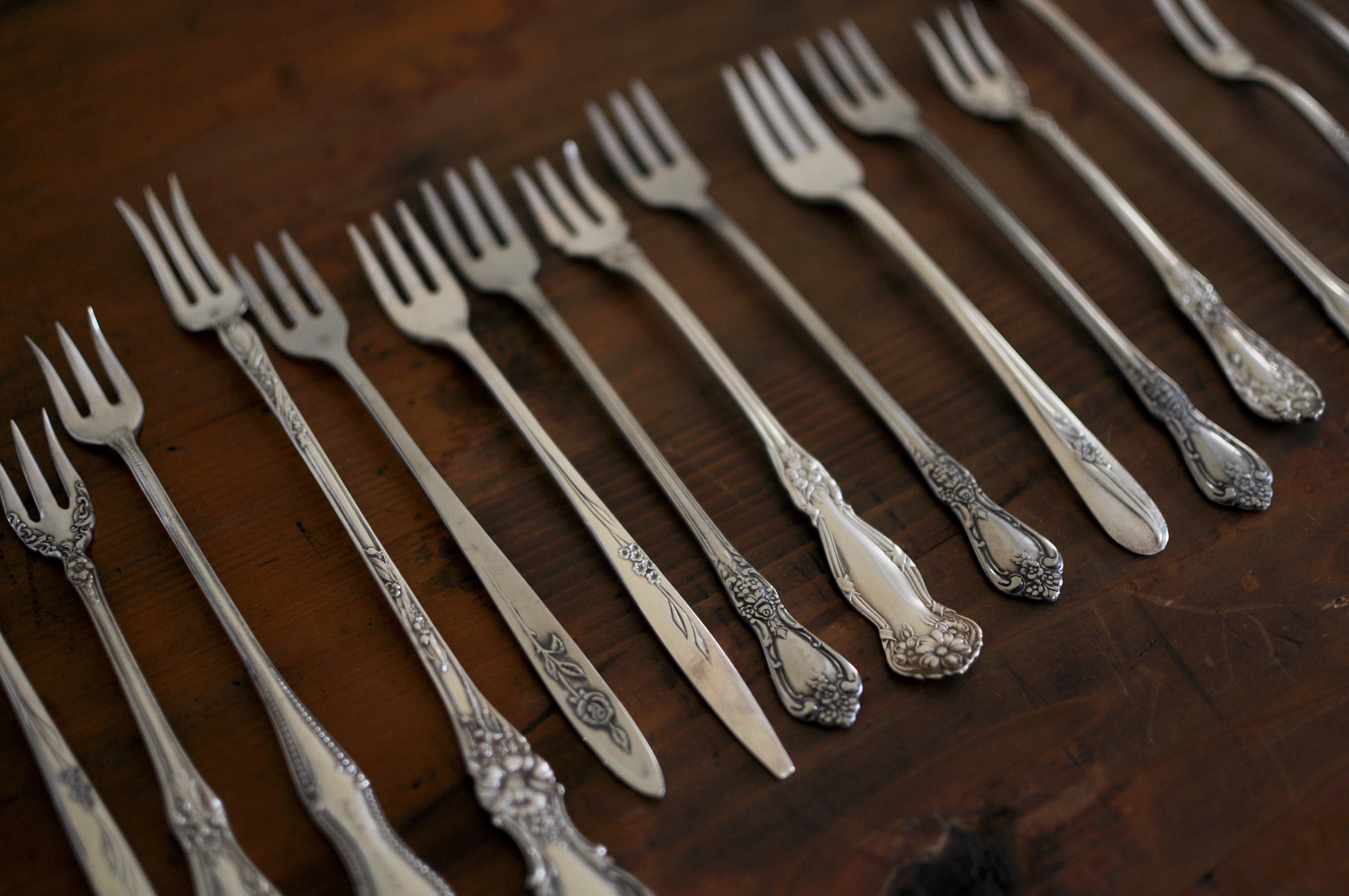 Vintage Cocktail Forks (Set of 4)