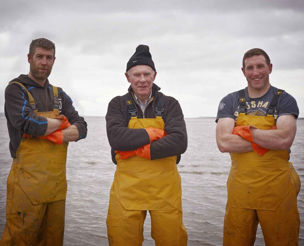 From left to right: Bernard, Michael, and Thomas. Source: www.moyastaoysters.com